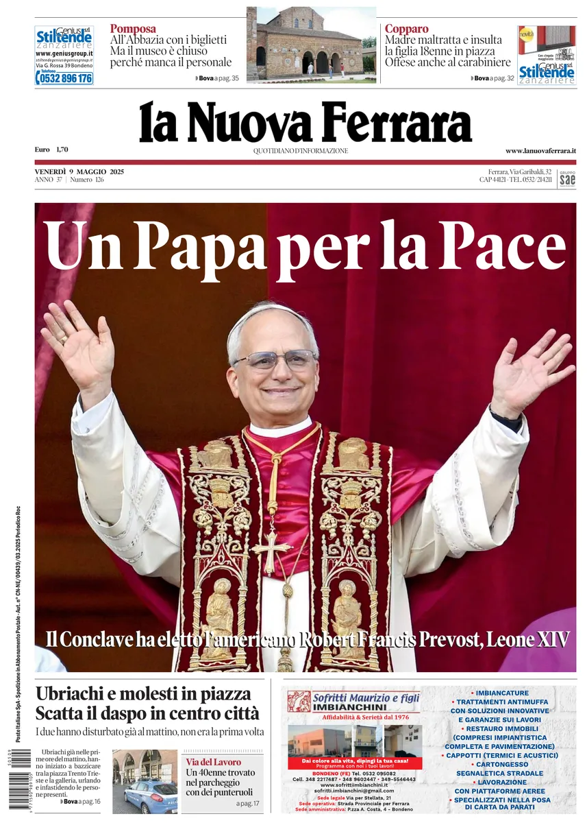 Prima-pagina-nuova ferrara-oggi-edizione-del-2025-05-09